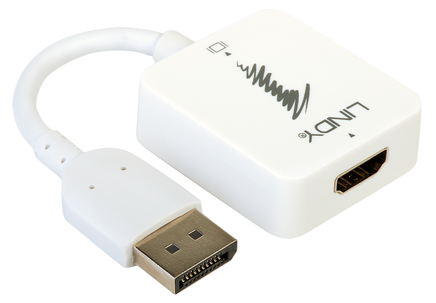 Përshtatës Lindy DisplayPort - HDMI (38146), i bardhë