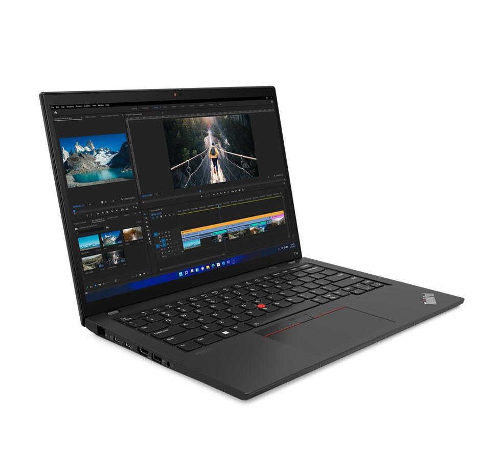 Лаптоп Lenovo ThinkPad T14, 14", Intel Core i7 1255U, 16 GB RAM, 512 GB SSD