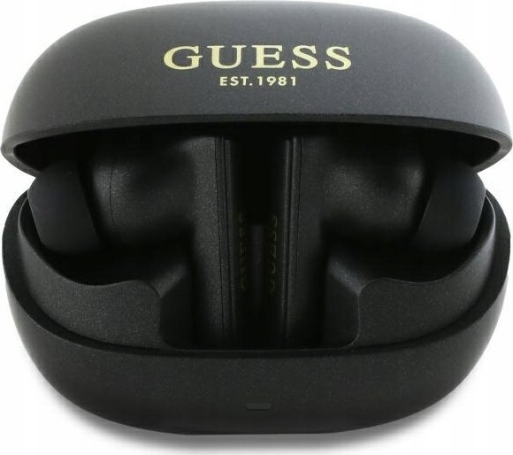 Kufje pa tela Guess Capsule GUTWST88MCTGK, ANC ENC, TWS, të zeza