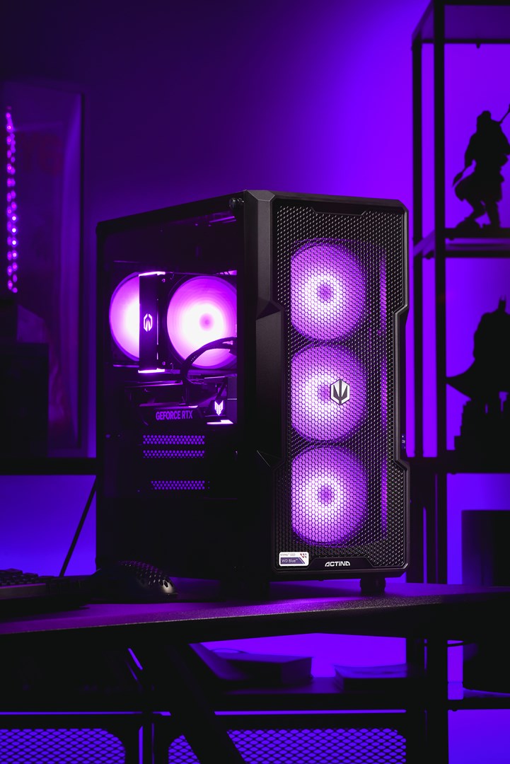 Kompjuter gaming Actina, Ryzen 5 7600, 32GB, 1TB SSD, RTX 4080 Super, i zi