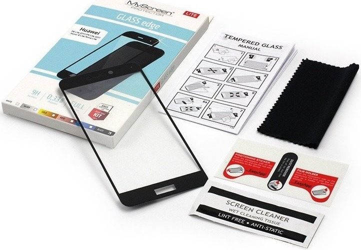 Stakllo mbrojtëse MyScreen për Samsung Galaxy A41, xham i temperuar 9H, transparencë e lartë, me kornizë të zezë