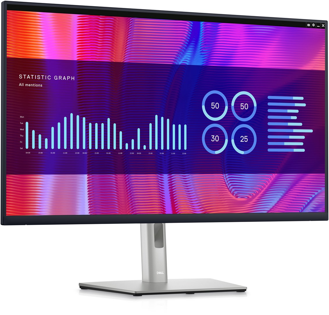 Monitor DELL P Series, 31.5", 2560 x 1440, i zi
