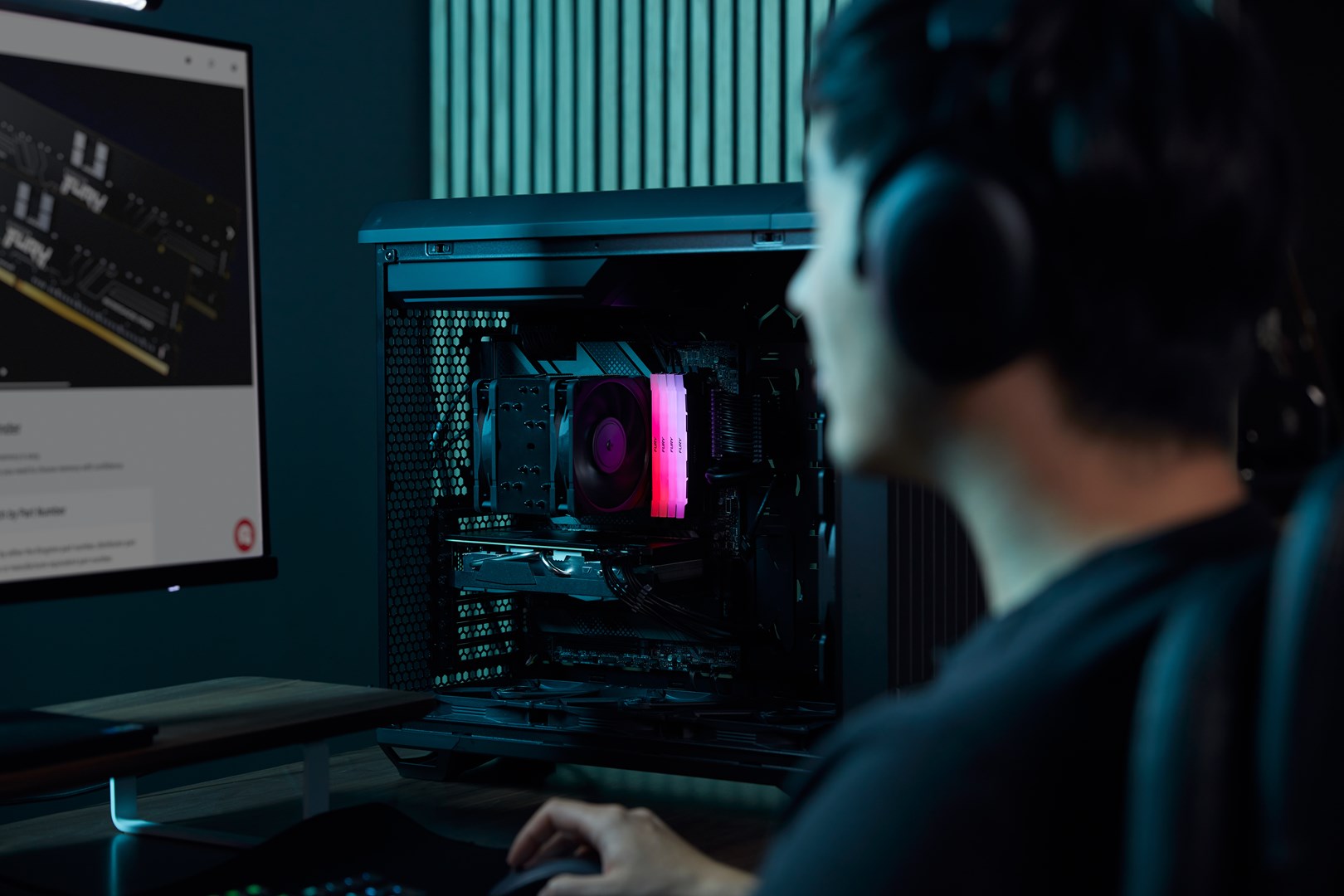 Memorie RAM Kingston FURY 16GB 3600MT/s DDR4 CL16 DIMM 1Gx8 Renegade RGB