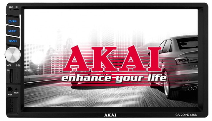 Автомобилско радио AKAI CA-2DIN7135S