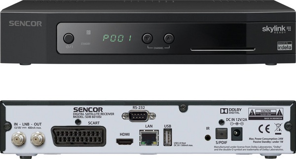 Marrës satelitor Sencor SDB 6010SI 