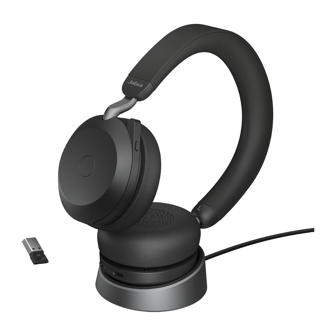 Kufje Jabra Evolve2 75, USB-A UC, të zeza