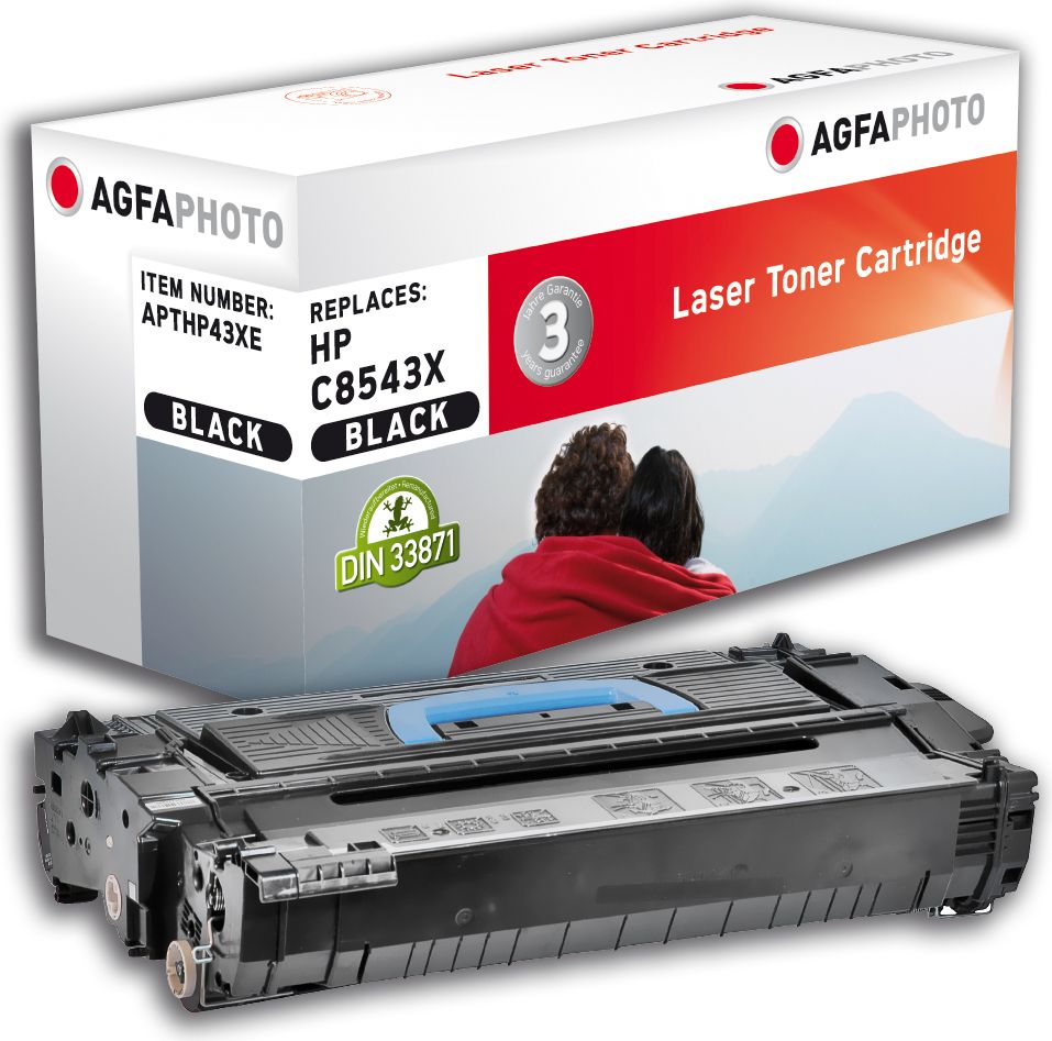 Toner zëvendësues AgfaPhoto APTHP43XE, i zi
