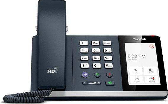 IP телефон Yealink MP54 Teams Edition, екран 4", PoE, црн