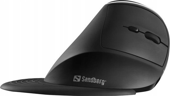 Maus vertikal pa tela Sandberg Wireless Vertical Mouse Pro, 1600 dpi, LED i bardhë