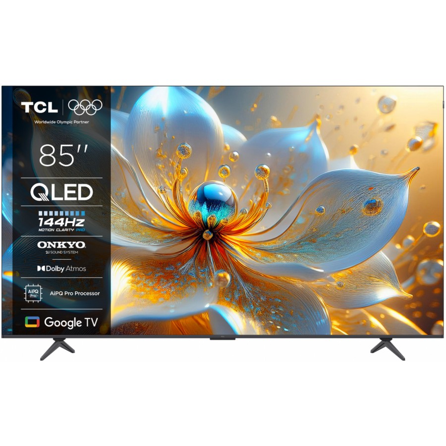 Televizor TCL QLED 85T8C, 85", 4K Ultra HD, Smart Google TV, i zi