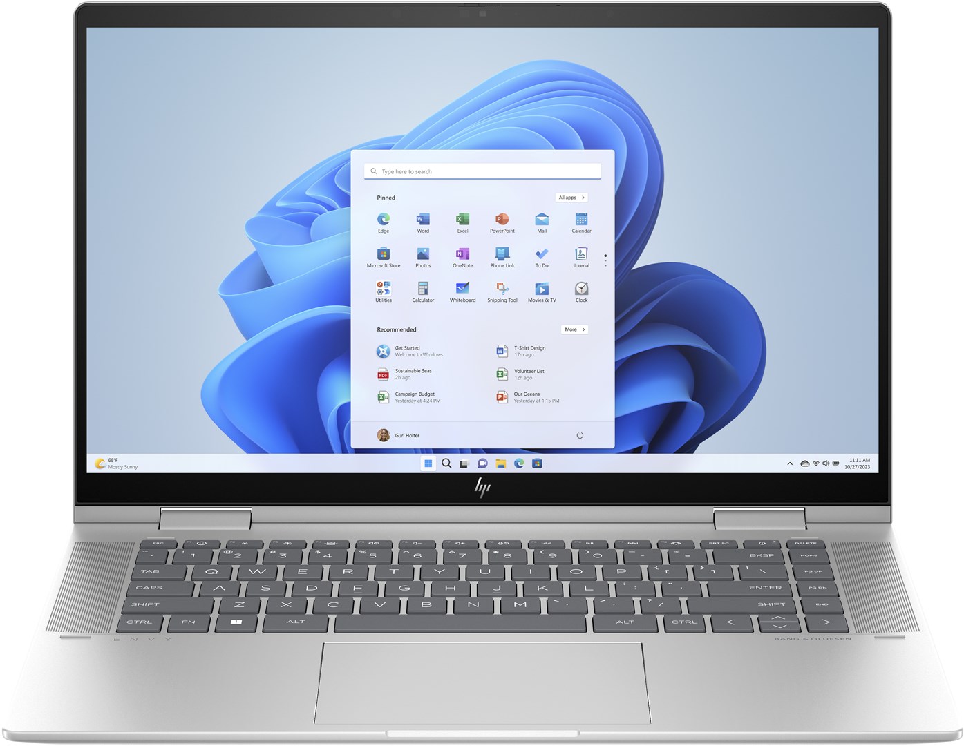 Laptop HP ENVY x360 15-fe0015nw , 15.6", Intel Core i5 1335U, 16 GB RAM, 512 GB SSD, i argjendtë