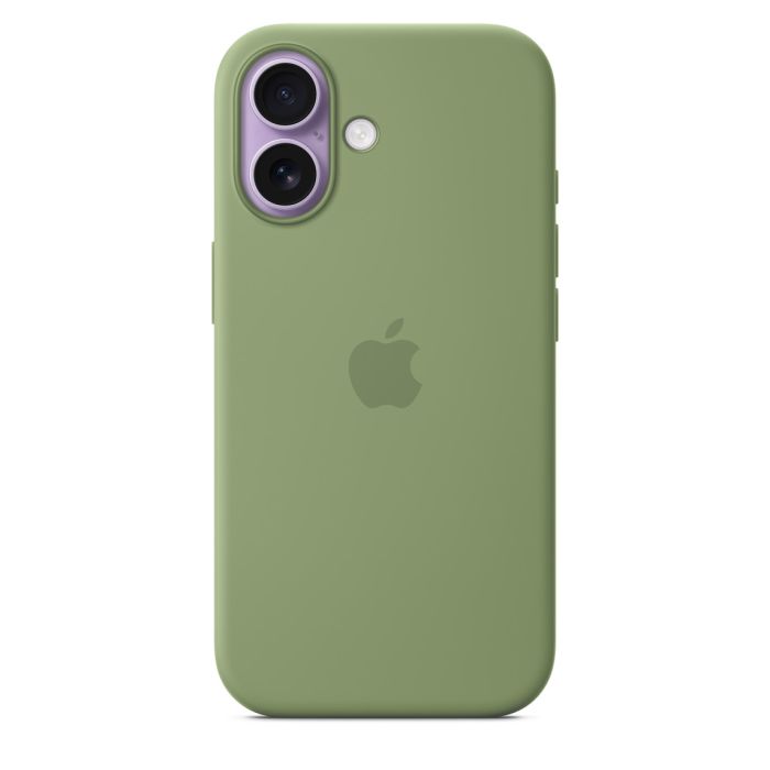 Apple iPhone 17 Silicone Case with MagSafe, Light Moss