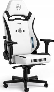 Karrige gaming noblechairs HERO ST Stormtrooper Edition, lëkurë PU, mbështetëse 4D, e bardhë e zezë