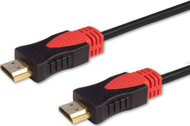 Кабел Savio, HDMI - HDMI, 5m, црвен