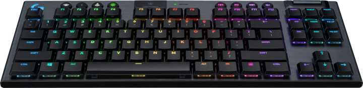 Tastierë Logitech G915 TKL Lightspeed, GL Tactile, US, e zezë