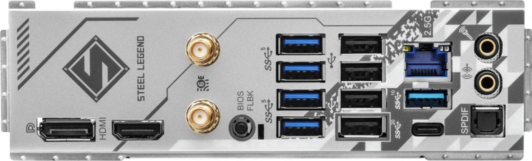 Матична плоча ASRock B650 STEEL LEGEND WIFI, PCIe 5.0, DDR5, бела