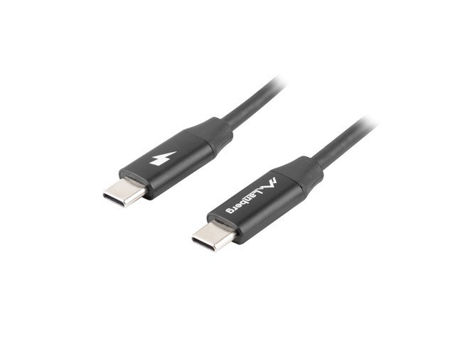 Kabllo Lanberg, USB Type-C / USB Type-C, 1.8 m, e zezë