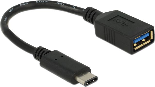 Përshtatës Delock USB-C në USB, i zi