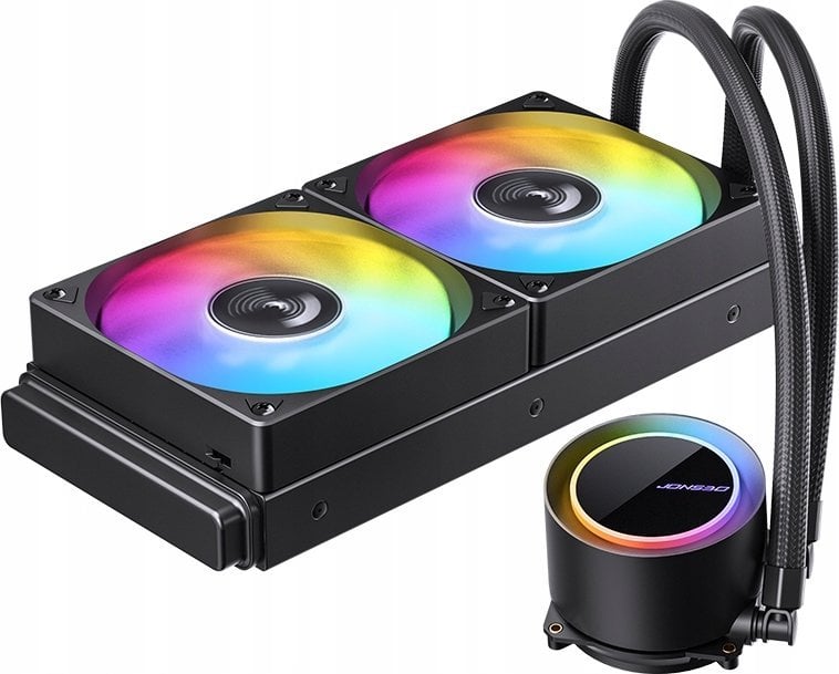 Ладилник за вода AiO Jonsbo TG-240, 240mm, ARGB, црн