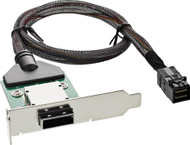 Адаптер PCI InLine SAS HD LP, SFF-8088 во SFF-8643, 0.75m