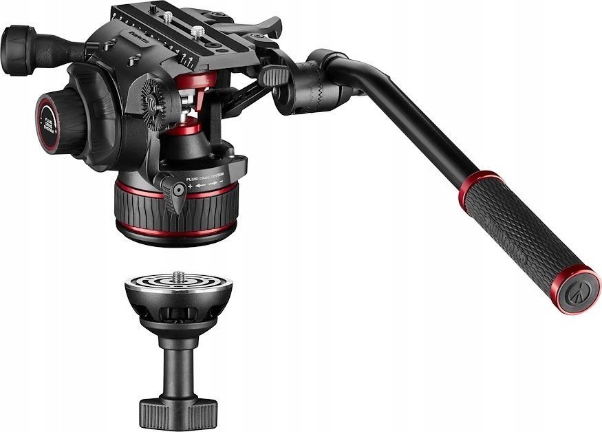 Трипод видео Manfrotto Nitrotech 608 Series со 645 Fast Twin, карбон, црн