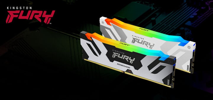 Modul i memories Kingston FURY Renegade RGB White 32GB DDR5 6000 CL32