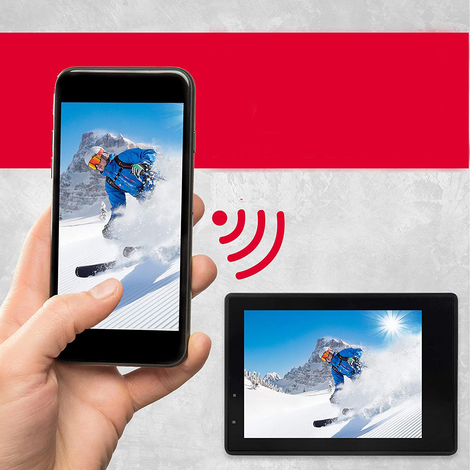 Kamerë sportive AgfaPhoto Realimove AC5000, HD 720p, WiFi, argjend