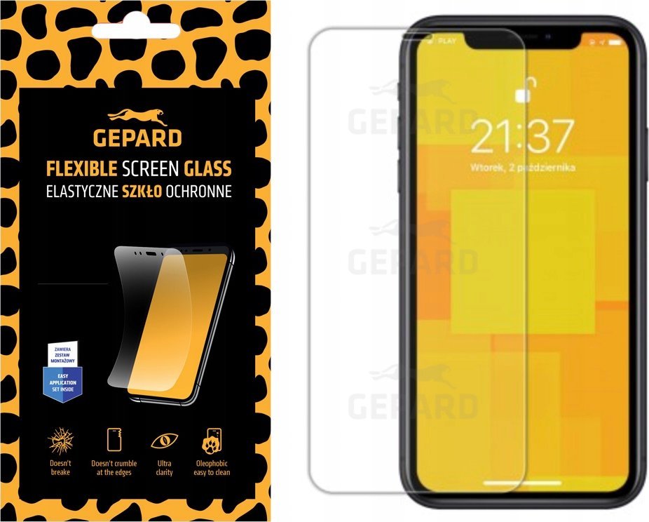 Xham mbrojtës fleksibël GEPARD për Samsung Galaxy A71, transparent