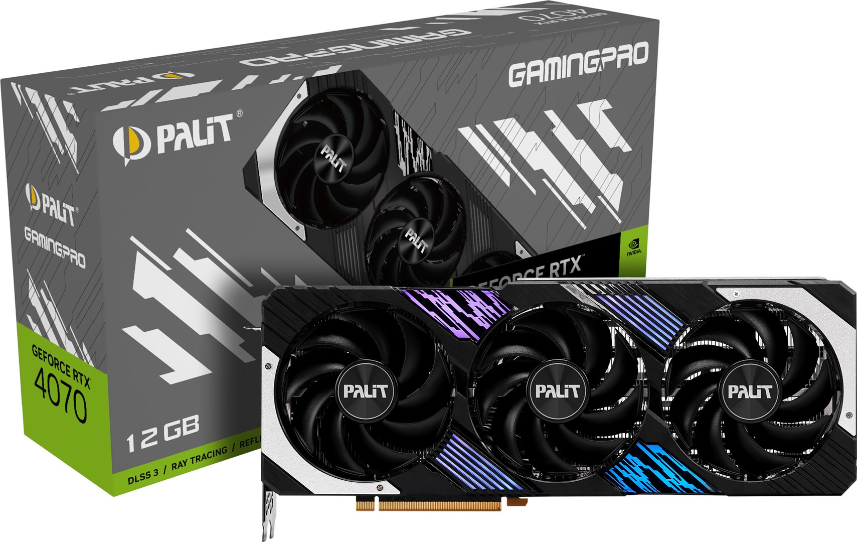 Kartë grafike PALiT NVIDIA GeForce RTX 4070, 12 GB GDDR6X, NED4070019K9-1043A