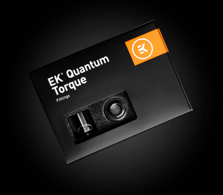 Kомпресија EK Water Blocks EK-Quantum Torque STC 10/16, 6 парчиња, црнa боја