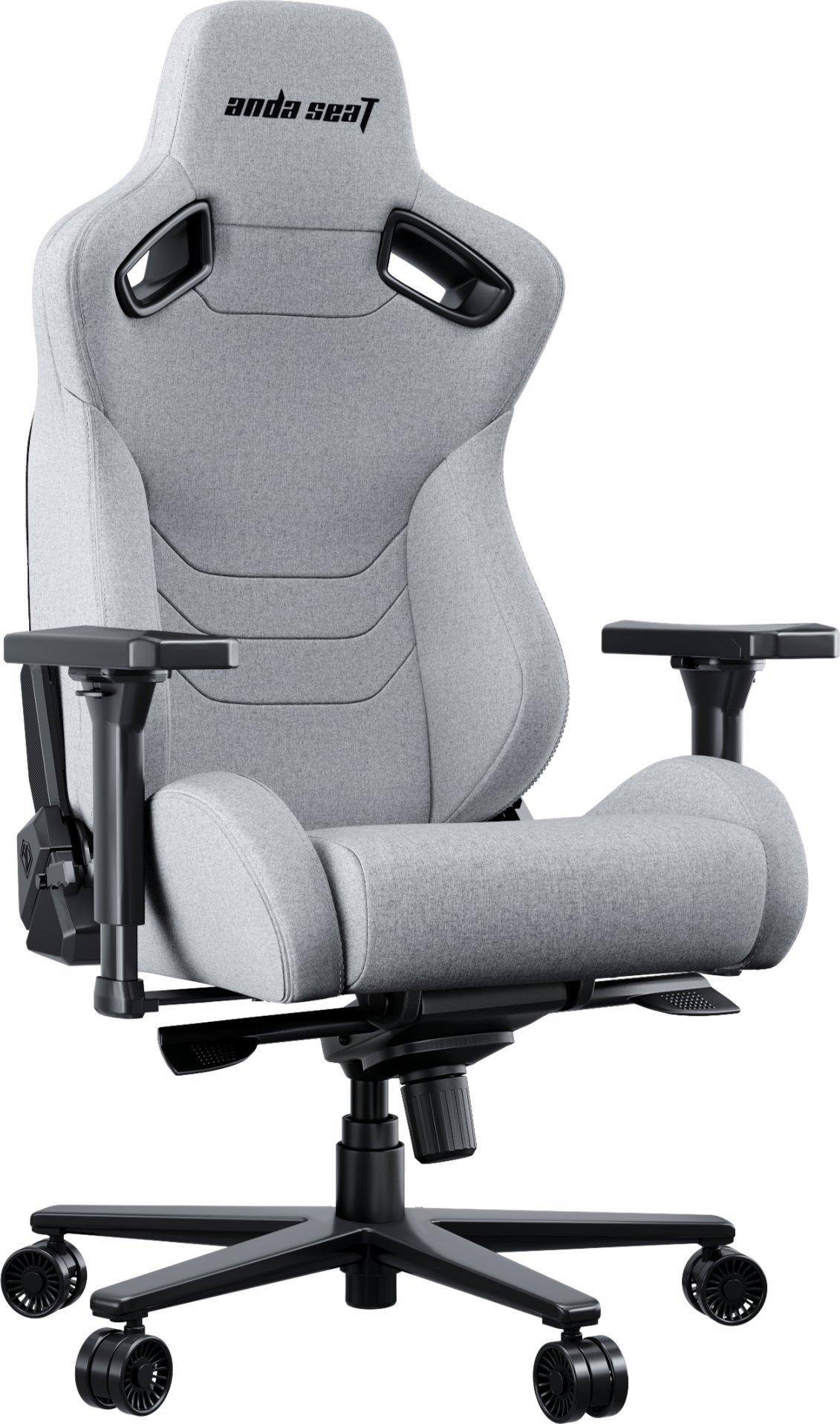 Гејминг столица Anda Seat Kaiser 2 Pro Premium, големина XL, материјал штоф, сива
