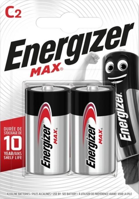 Bateri Energizer Max C R14, 2 copë
