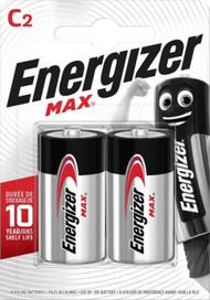 Bateri Energizer Max C R14, 2 copë