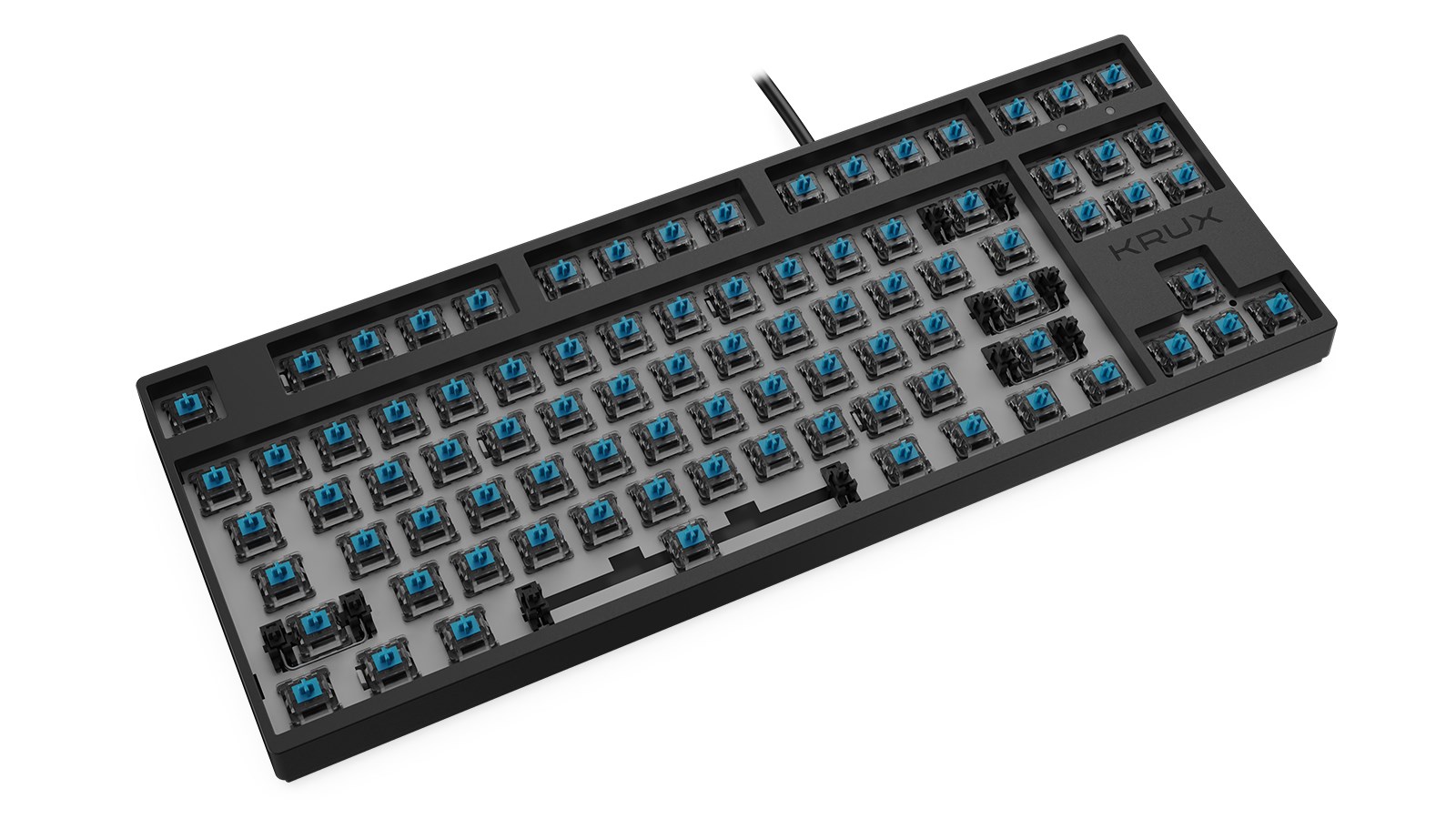Tastierë mekanike Gaming Krux Atax RGB, USB, Outemu Blue, RGB