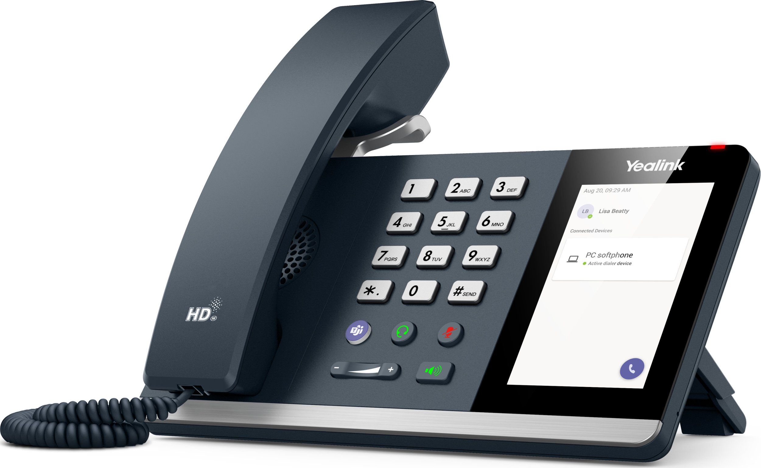 Telefon personal Yealink MP45, ekran 4", USB, i zi