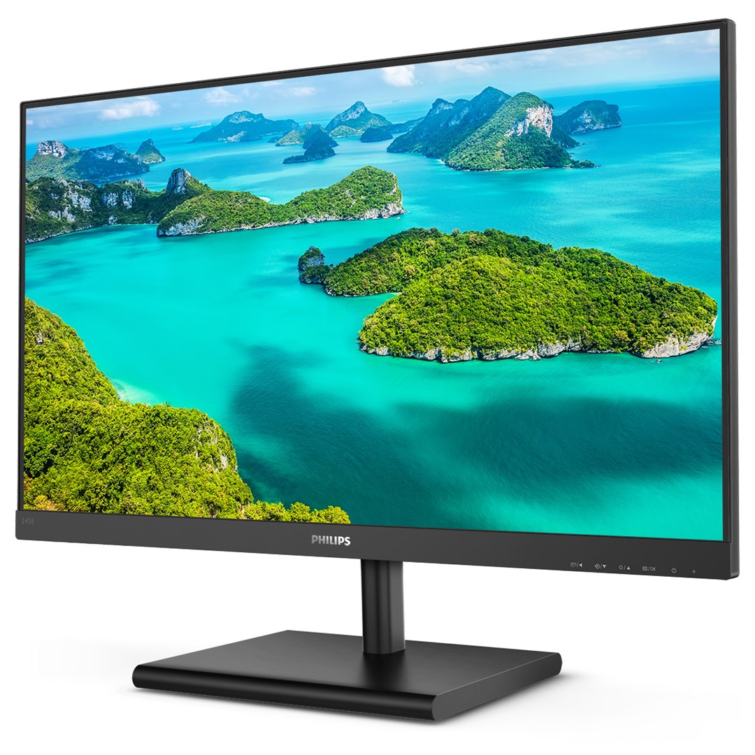 Monitor Philips E Line, 23.8", 2560 x 1440, 2K Ultra HD, 75 Hz, i zi