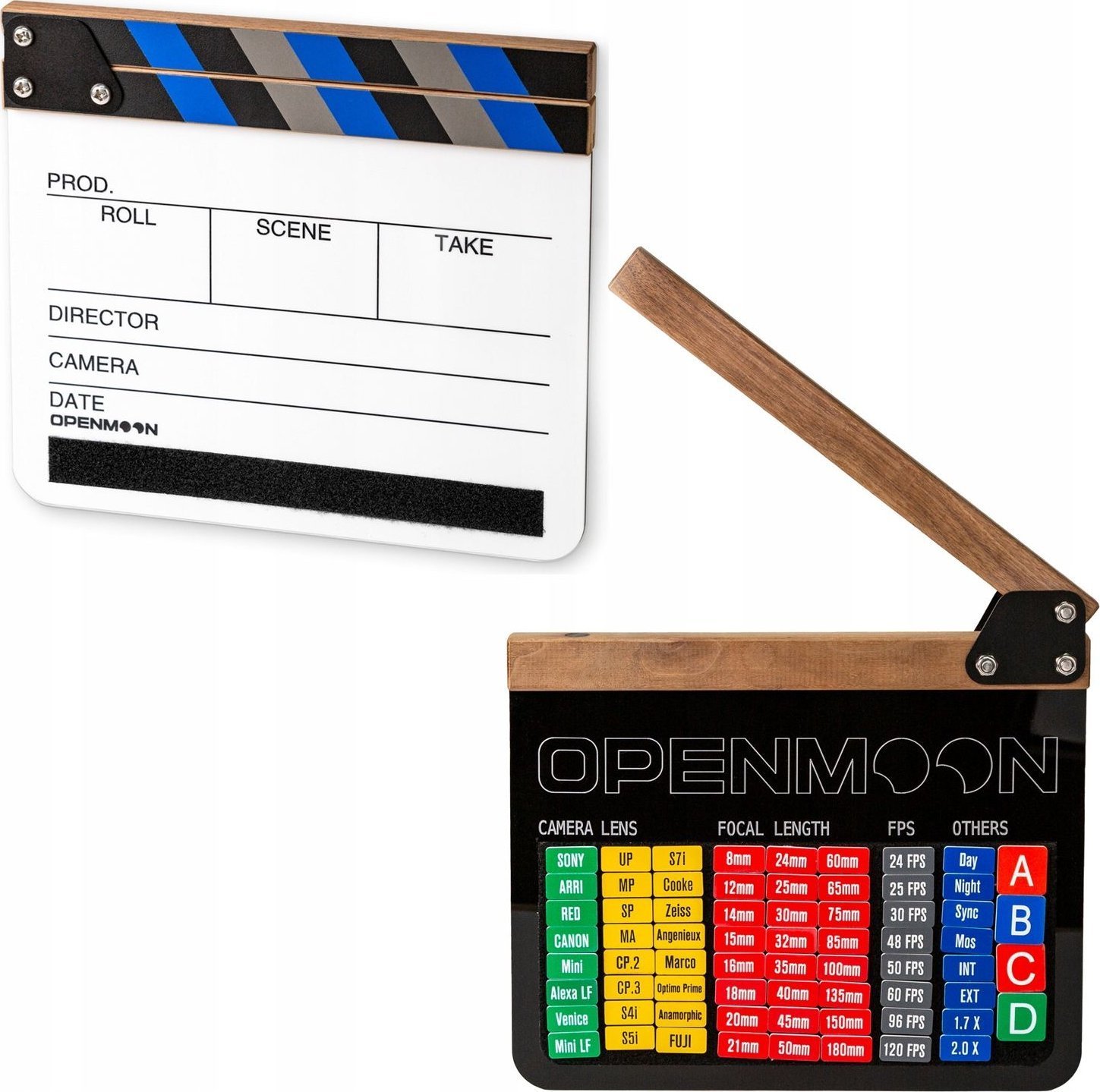 Klapë filmi Prof, sipërfaqe e bardhë për marker, magnet