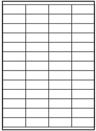 Самолеплива етикета Logo A4, мат површина, бели, 25 листови