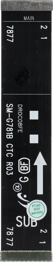 Shirit sinjali Samsung Galaxy S20 FE 5G, pjesë zëvendësuese, për antenë, portokalli