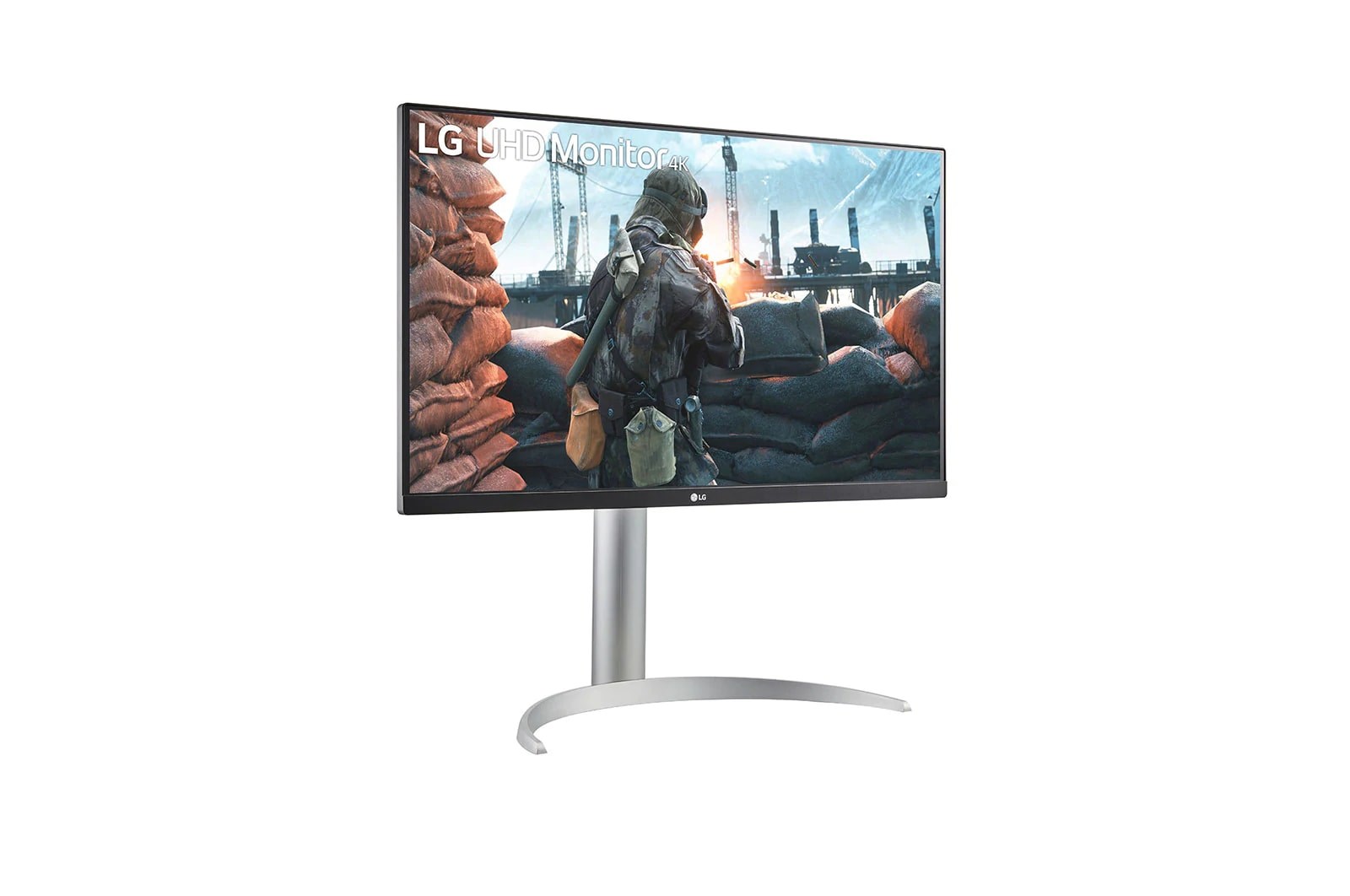 Monitor LG 27UP650P-W, 27", 4K, IPS, i bardhë