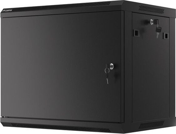 Модуларен мрежен ѕиден кабинет Lanberg WF01-6409-00B, 19\", 9U, црн