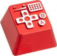 ZOMOPLUS Aluminium Keycap Retro Gamepad I, Red