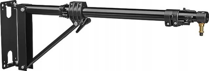 Krah muri për ndriçim Manfrotto 098SHB, teleskopik, për studio, i zi