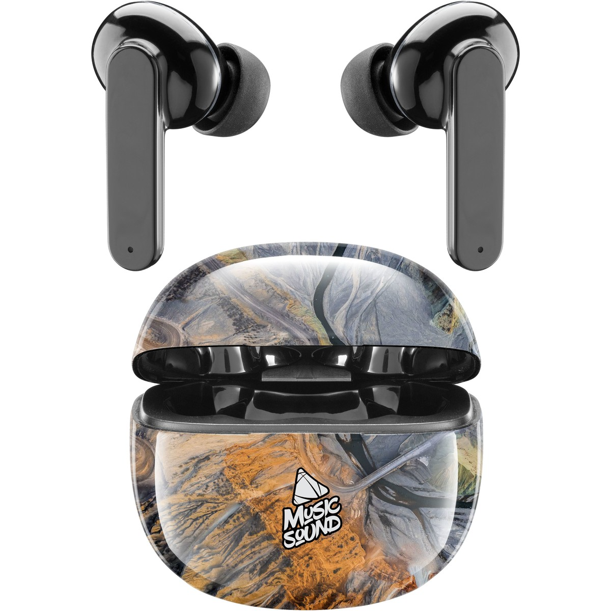 Dëgjuese Buds Cellularline Music Sound Fantasy BTMSTWSINEAR3, wireless, Mic, të zeza Dëgjuese Buds Cellularline Music Sound Fantasy BTMSTWSINEAR3, wireless, Mic, të zeza