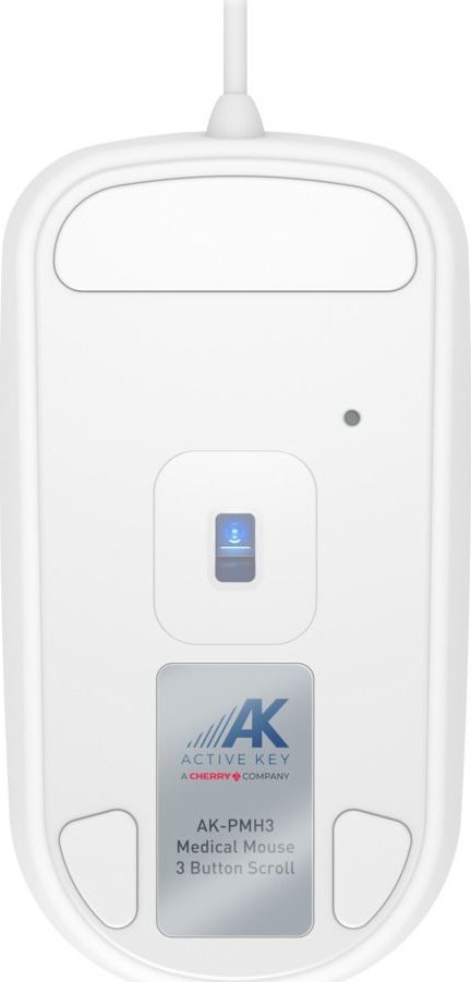 Mouse mjekësor Cherry AK-PMH3, me kabllo, IP68, i bardhë
