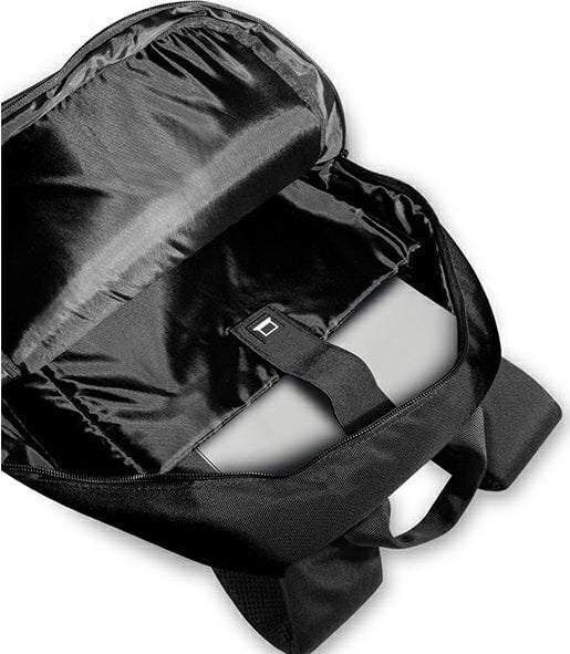 Çantë shpine BMW BMBP15COSPCTFK, 16", najlon dhe lëkurë ekologjike, e zezë