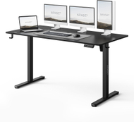 Tavolinë elektrike SENSE7 NOJO LIGHT, 140 x 70 cm, e zezë