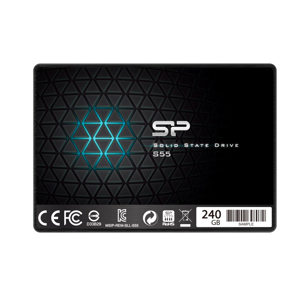 Disk Silicon Power Slim S55, 2.5", 240 GB, Serial ATA III TLC