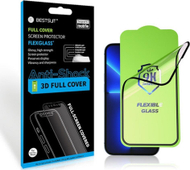 Xham mbrojtës Bestsuit për Samsung Galaxy A53 5G, fleksibil 5D Full Glue, i zi