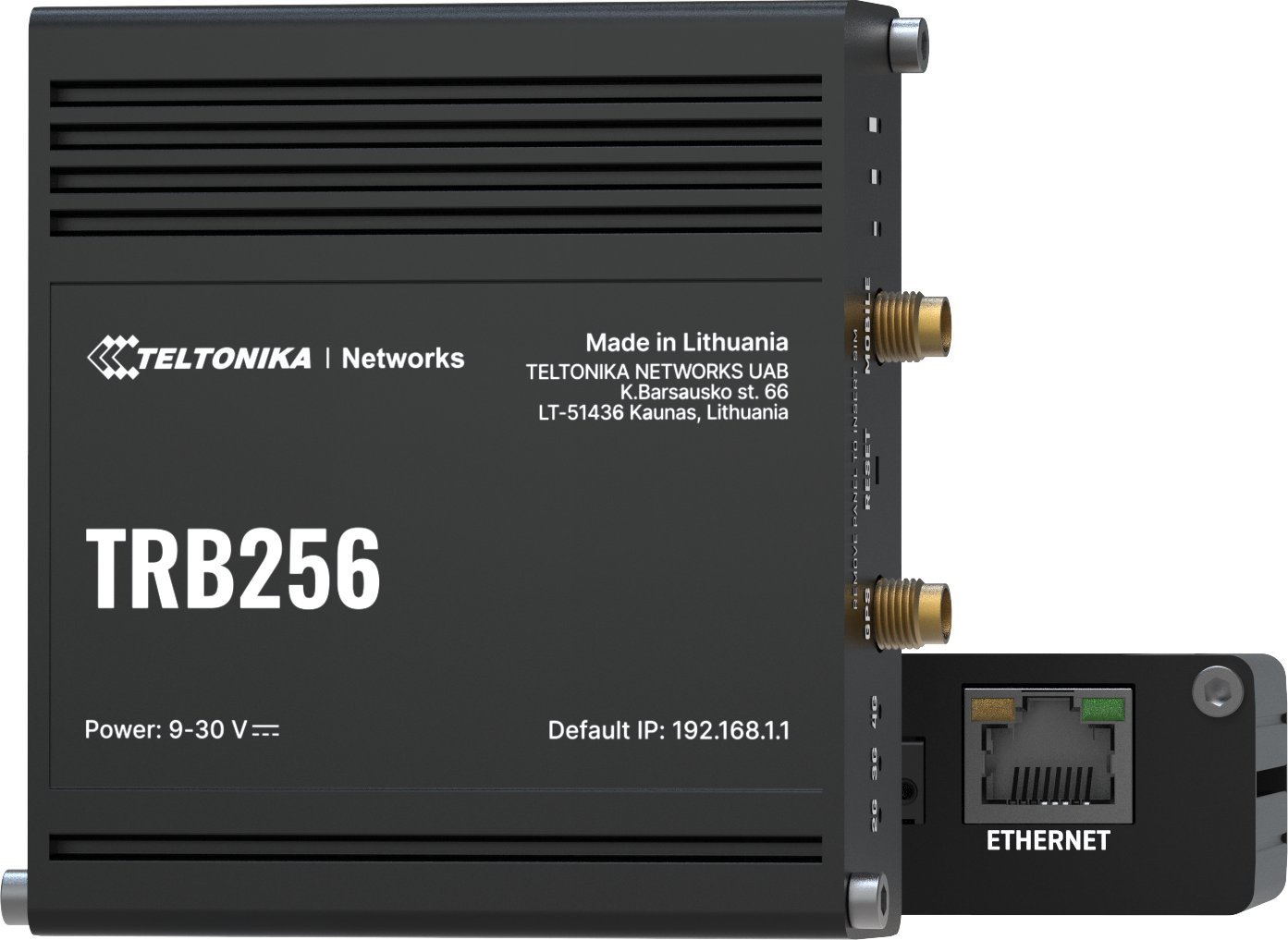 Gateway industrial Teltonika TRB256 EU, 4G LTE, RS232 RS485, gri